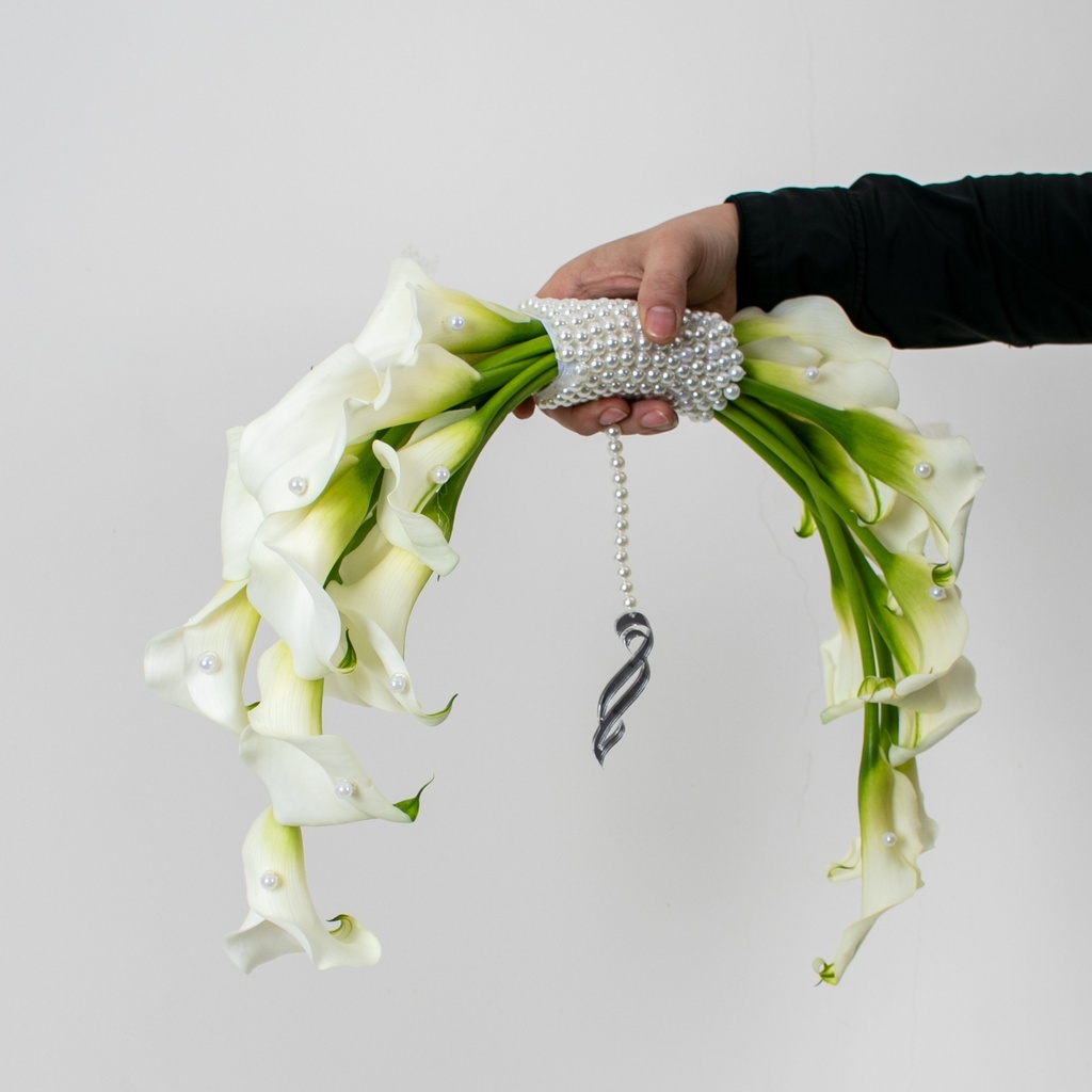 Pearl Calla Lily Bridal Bouquet
