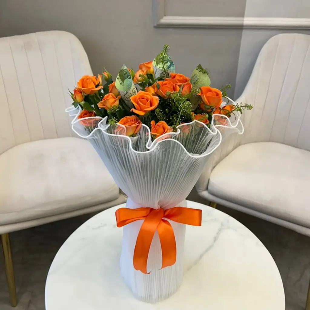 Orange Bloom Bouquet 