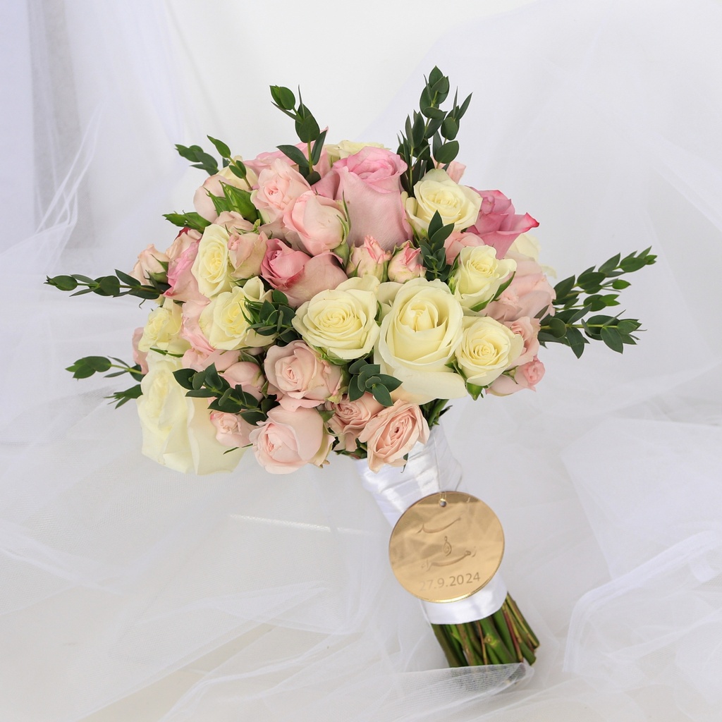 Lavender Cream Bridal Bouquet  