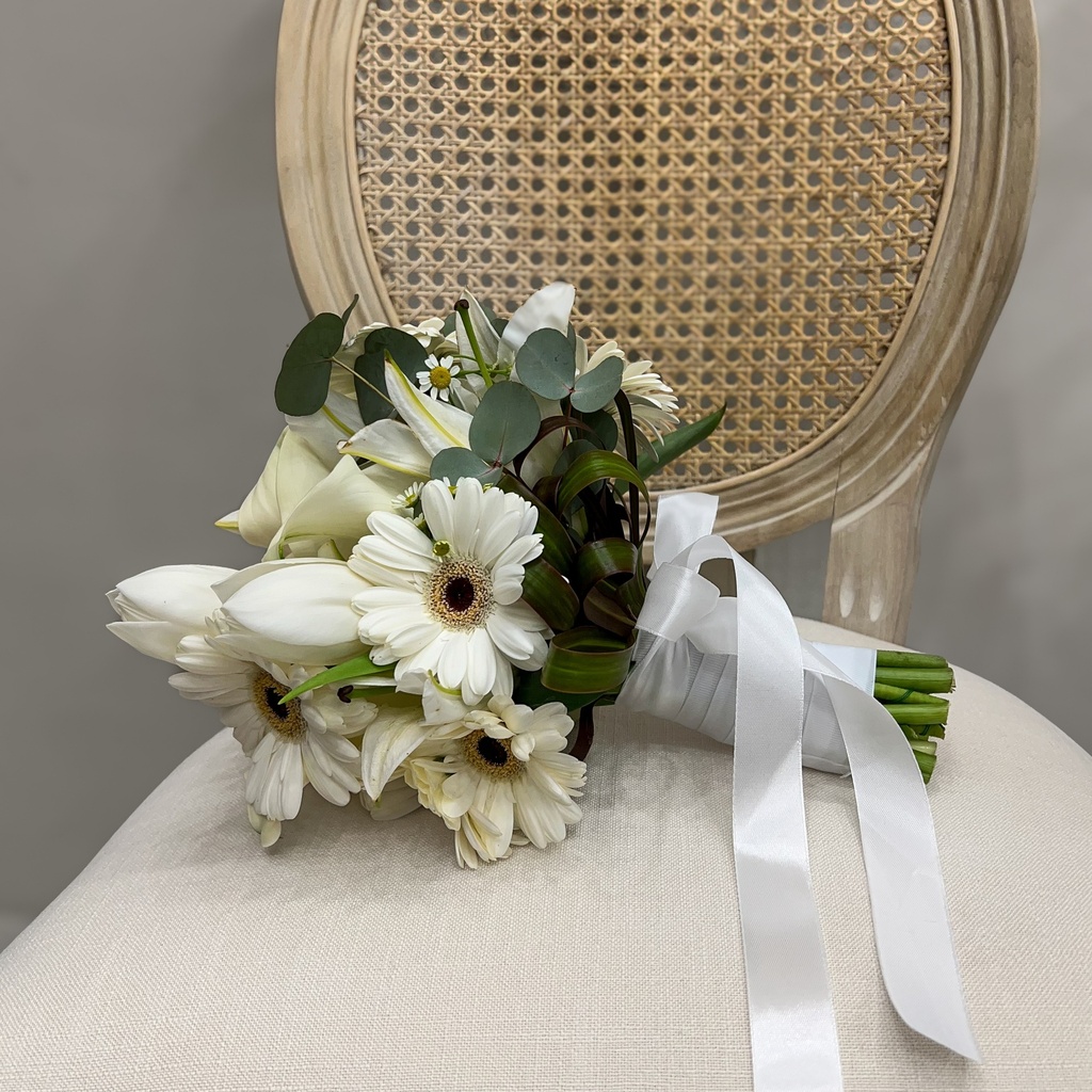 Timeless White Bridal Bouquet 