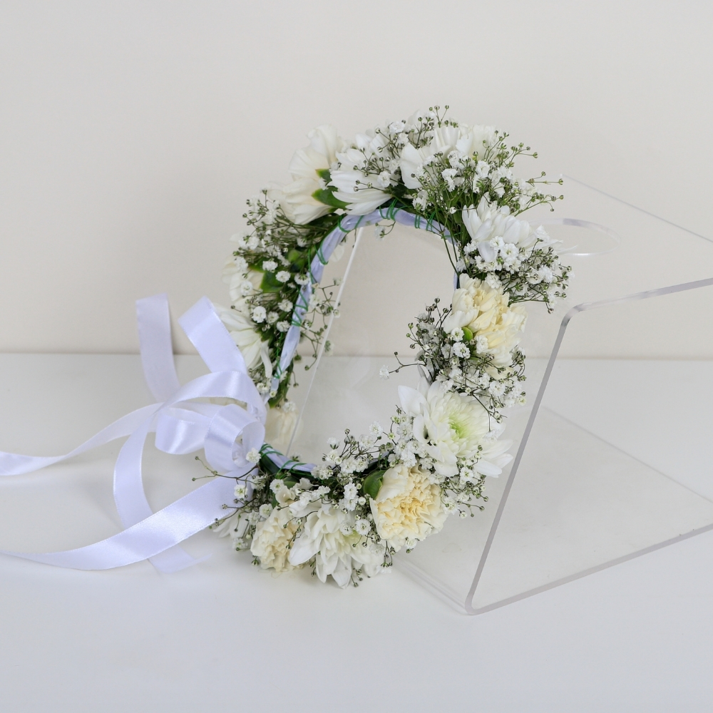 White Flower Crown