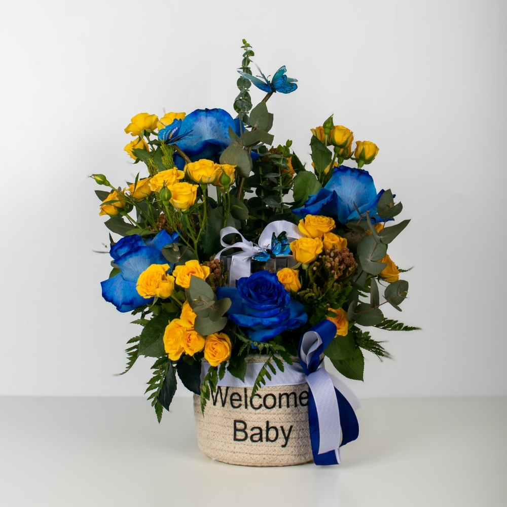 Bright Flower Basket