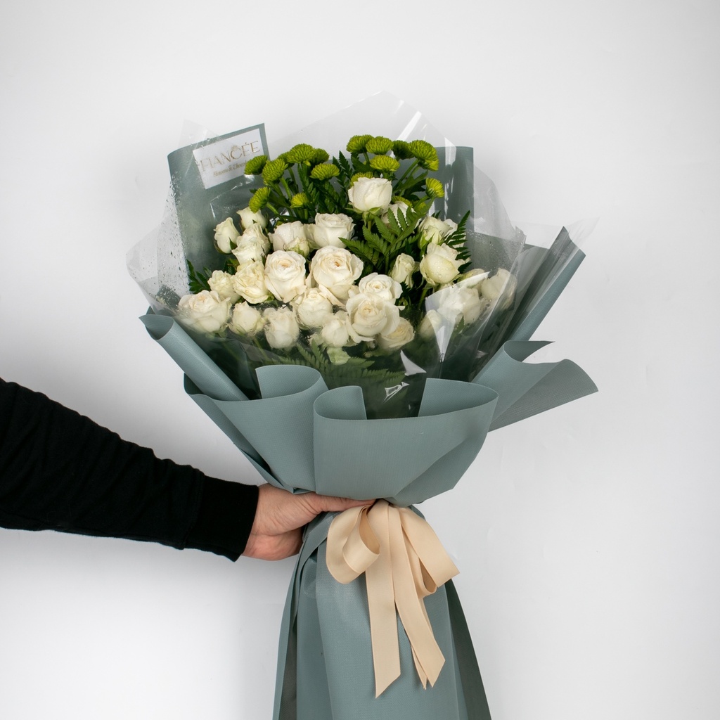 White Rose Bouquet