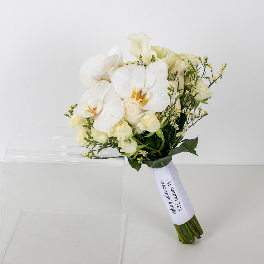 Orchid & Rosebud Bridal Bouquet 