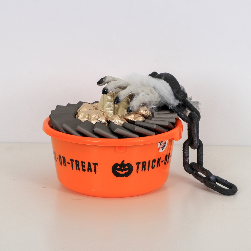 Haunted Hand Treat Bucket