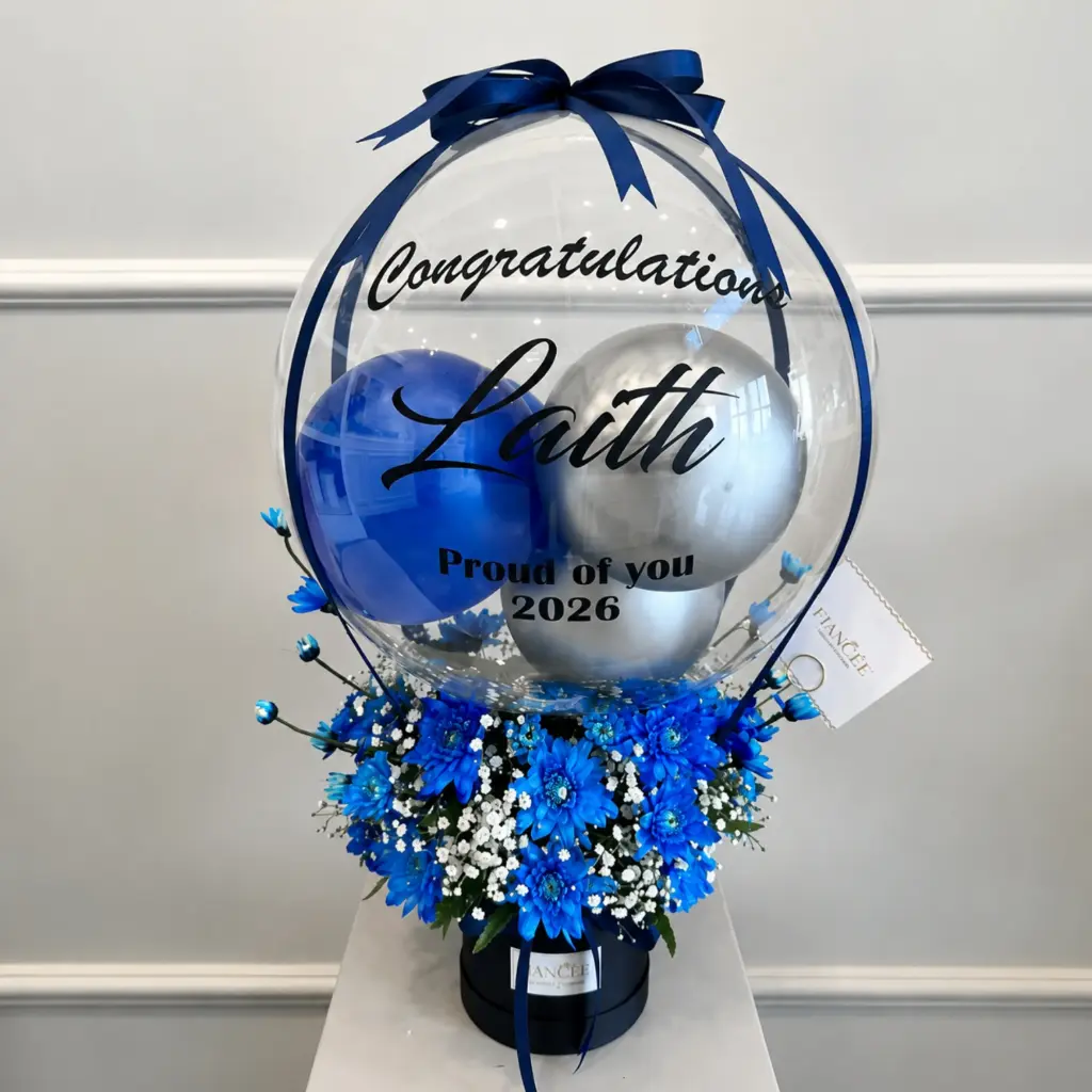 Blue Graduation Balloon