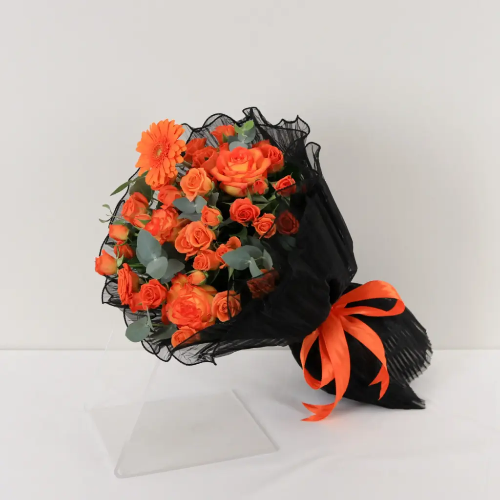  Orange Sunset Bouquet