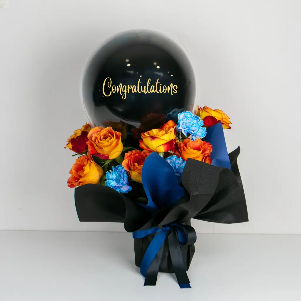 Rose Balloon Bouquet