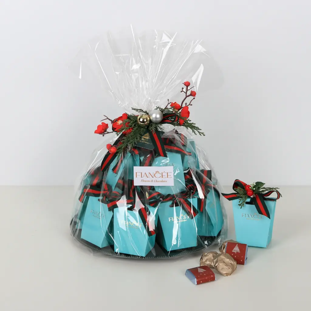 Belgian Chocolate Christmas Favors
