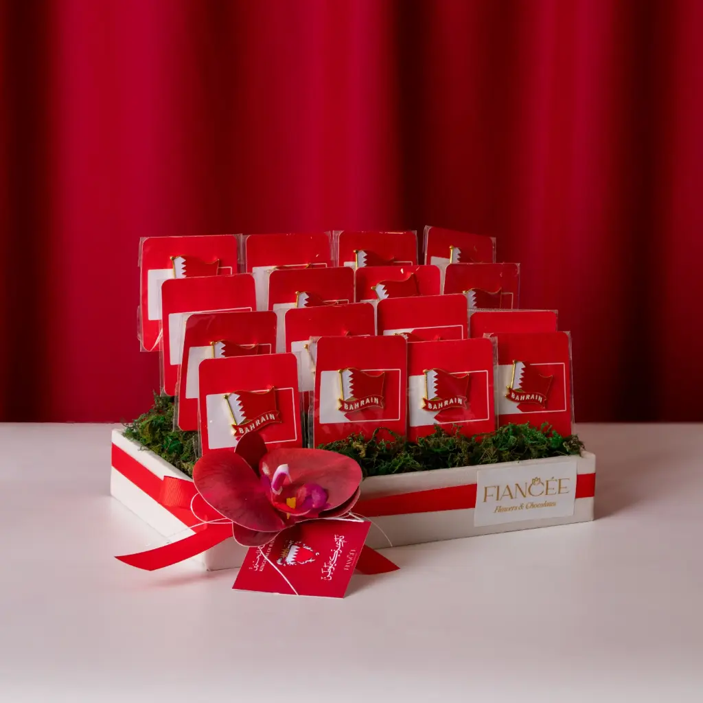 Bahrain Flag Brooch Favors – National Day