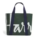  Harrods Mini Cotton Logo Tote Bag – Dark Green
