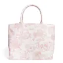  Harrods Medium Toile Print Tote Bag – Pink