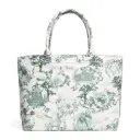  Harrods Medium Toile Print Tote Bag – Green
