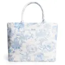  Harrods Medium Toile Print Tote Bag – Blue 