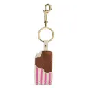 Harrods Leather Choc Ice Keyring