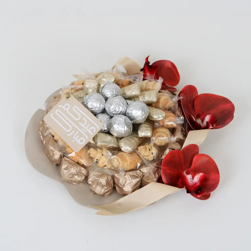 طبق الأوركيد الأحمر 