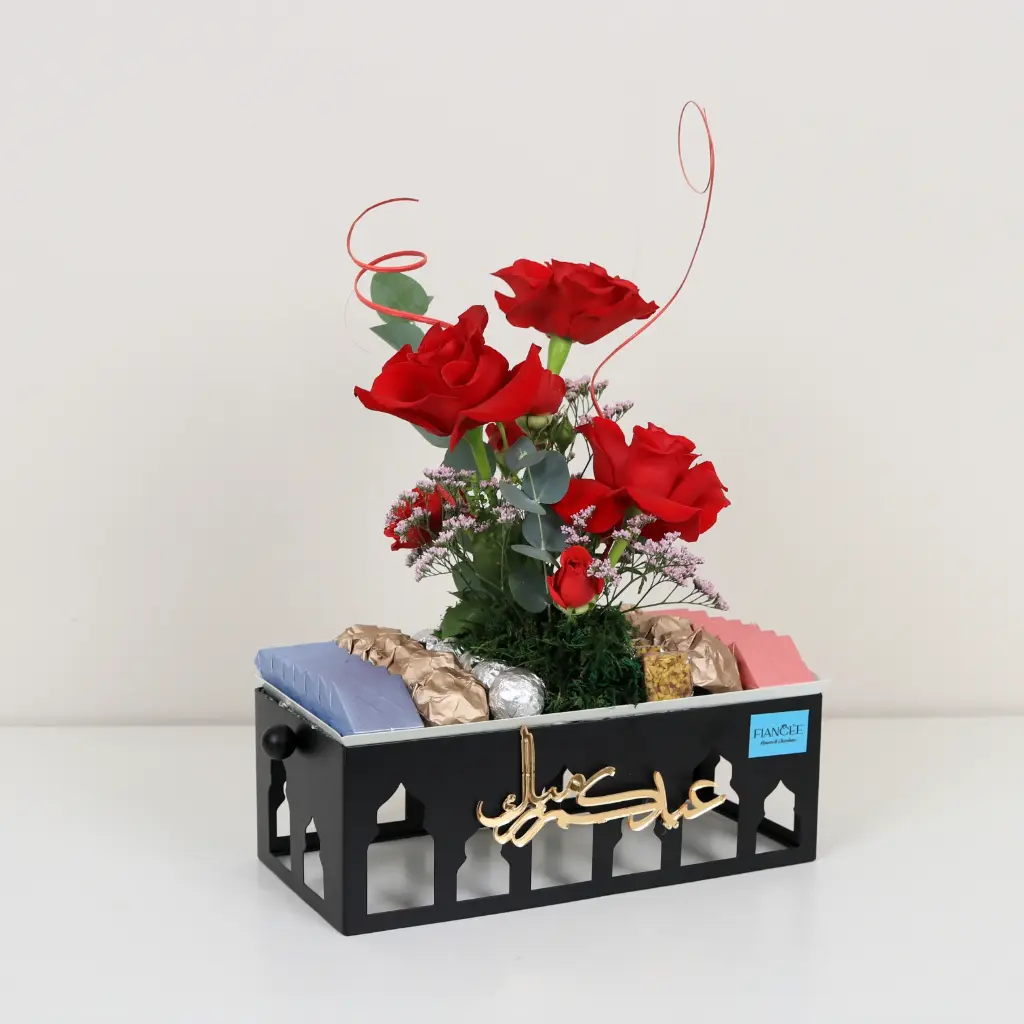 أناقة حمراء شوكولاتة 