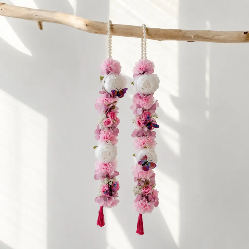 Pink Butterfly Graduation Garland