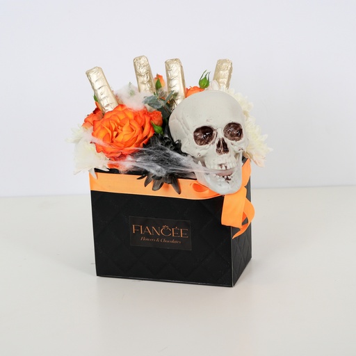  Skull & Flowers Halloween Box