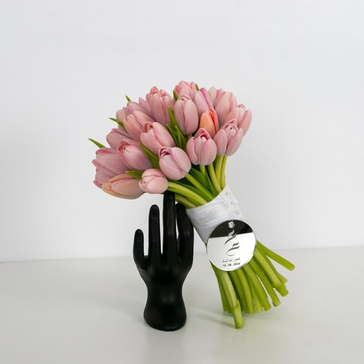 Soft Pink Tulip Bridal Bouquet 