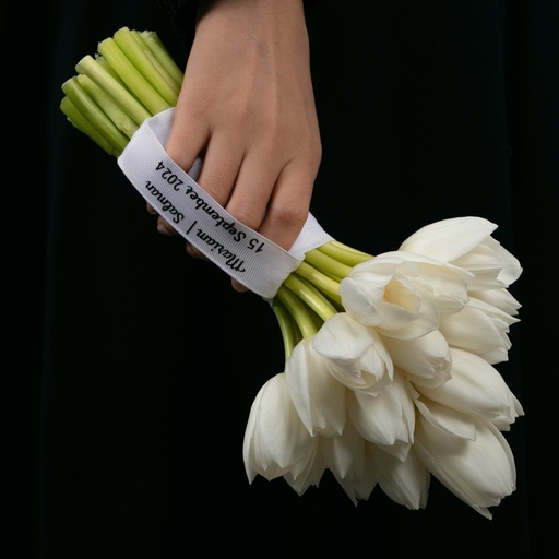 Classic White Tulip Bouquet 