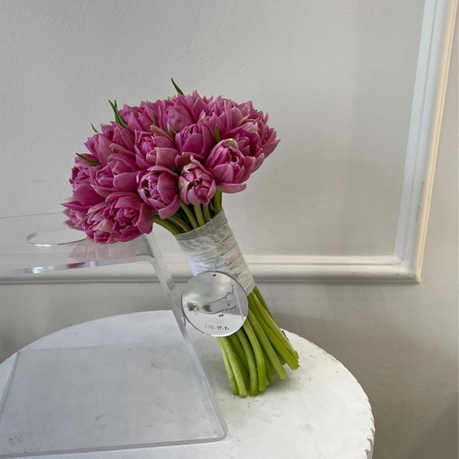 Purple Tulip Bridal Bouquet 