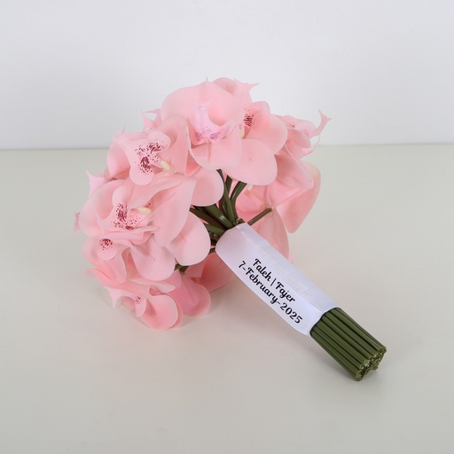 Pink Orchid Bridal Bouquet 