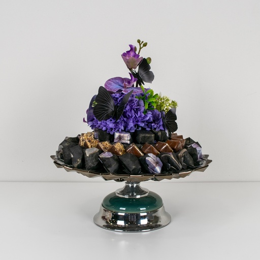 Violet Butterflies Tray