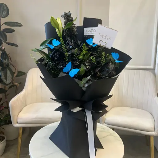 Midnight Butterflies Bouquet 