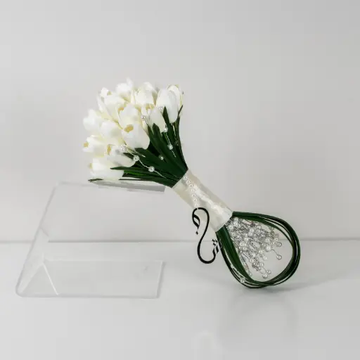  White Pearl Bridal Bouquet