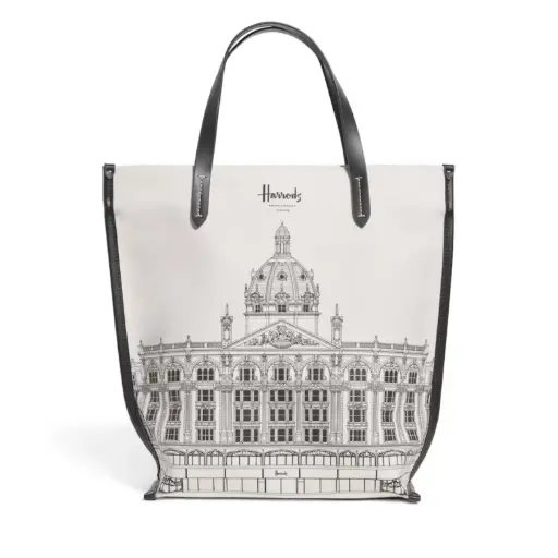  Harrods Small Building Shopper Bag