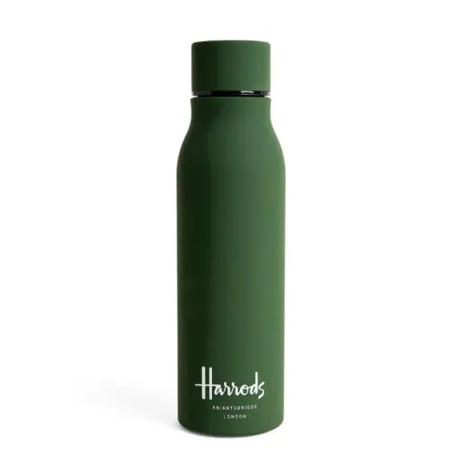  Harrods Green Logo Water Bottle 