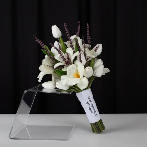  Artificial Violet Harmony Bouquet