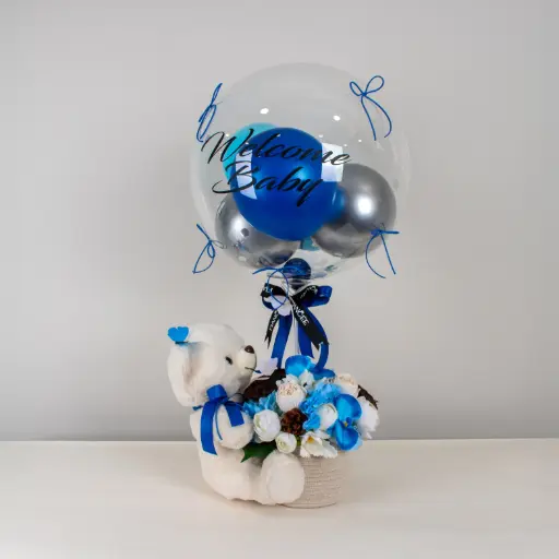  Blue Baby Welcome Arrangement
