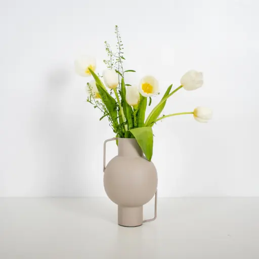 White Tulip Vase