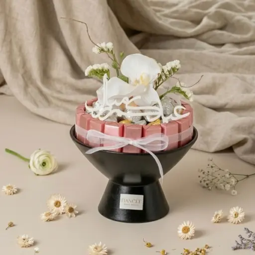 أناقة الأوركيد الوردية