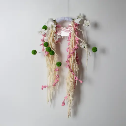  Cascading Pink Bridal Bouquet