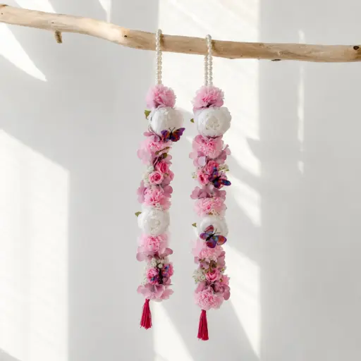 Pink Butterfly Graduation Garland