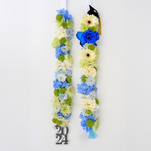 Blue Grace Graduation Garland