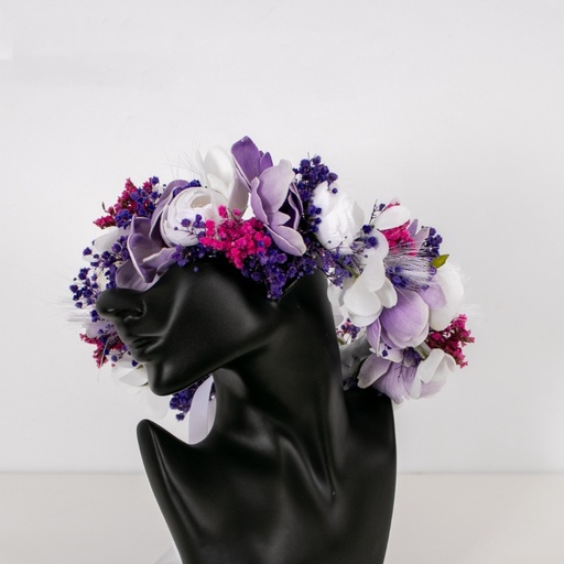 Purple Bloom Crown