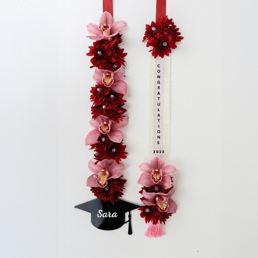 Maroon Graduation Garland