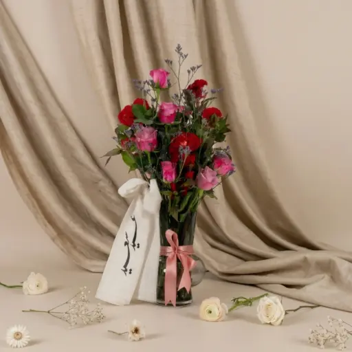 مزهرية البراعم الزجاجية