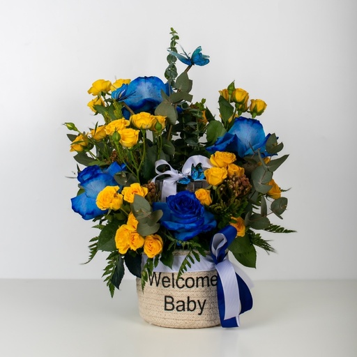 Bright Flower Basket